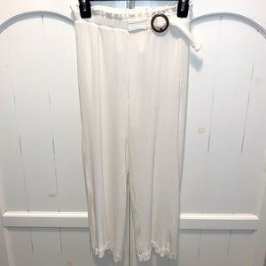 Zara Kids Ribbed Summer Pants. GUC. Size 13-14